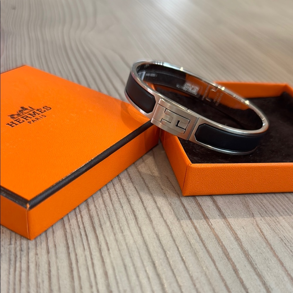 Mens hermes jet click bracelet authentic